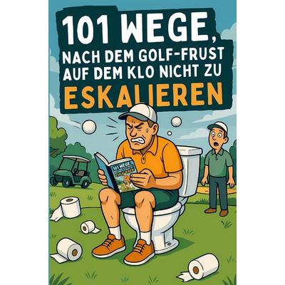 101 Wege, nach dem Golf-Frust auf dem Klo nicht zu eskalieren - Das lustige Geschenkbuch für Golfer, die beim Sitzen besser treffen als beim Putten,