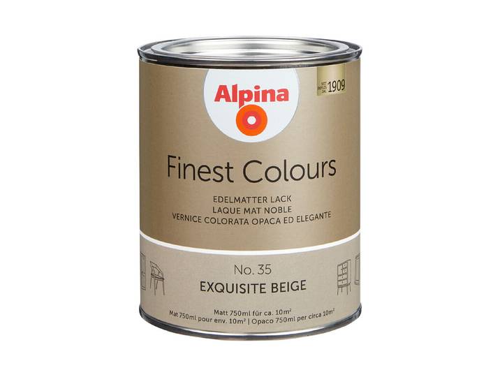 Alpina Lack Finest Colours Exquisite Beige 0.75 l Matt