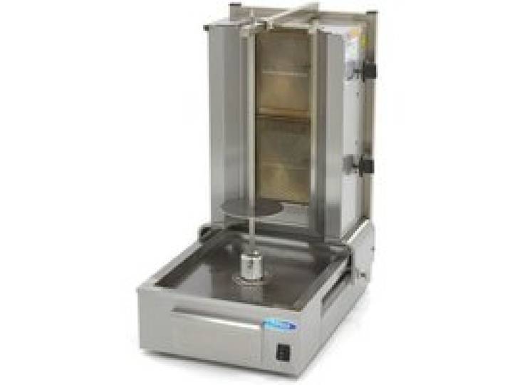 Machine à kebab gyros 2 brûleurs gaz