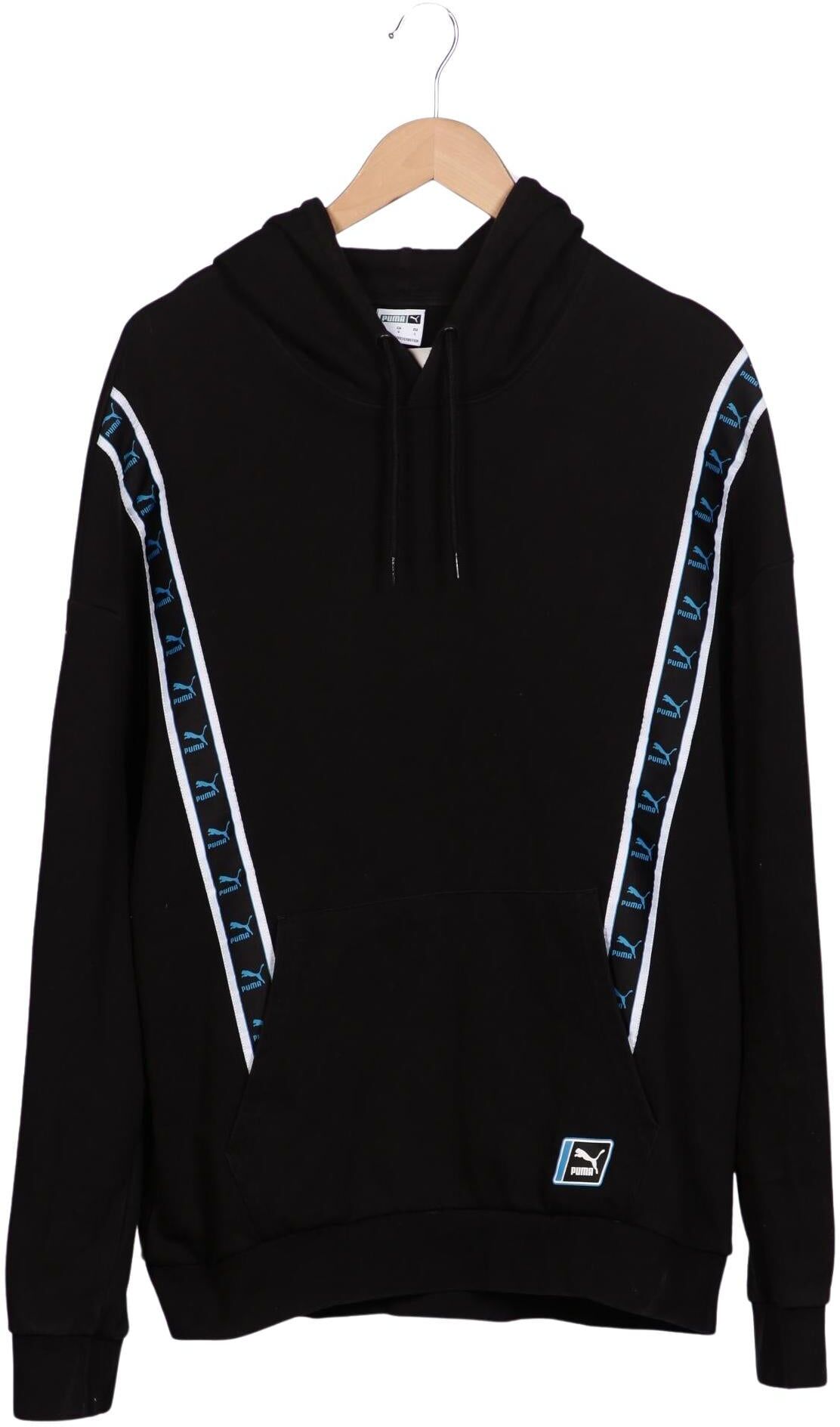 Puma Herren Kapuzenpullover, Schwarz, Gr. L, Baumwolle / Elasthan - Second Hand