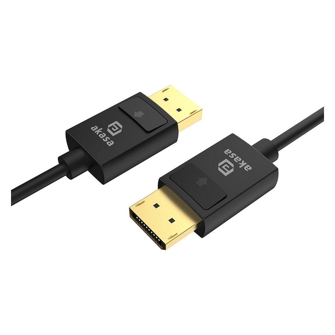 Akasa - PROSLIM 8K DisplayPort Cable (2 m) (AK-CBDP26-20BK)