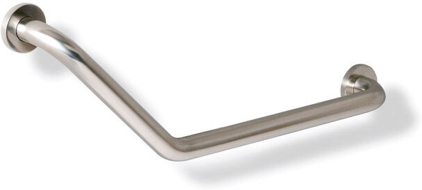 Hewi 805 poignée coudée 805.22.200L angle 135 degrés, Inox sol mat, version gauche