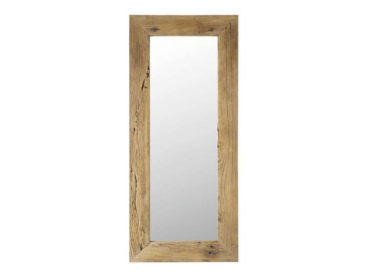 Großer rechteckiger Spiegel aus Tannenholz, 70 x 160 cm