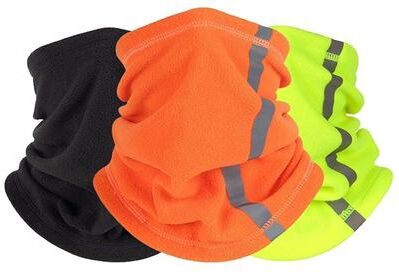 Uplifted Goods Winter Fleece Neck Warmer Mask For Motorcycling And Outdoor Activities black 9.84 X 11.81 In