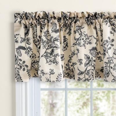 Ricardo Waverly Gardens Tailored Panel Pair with tiebacks or Tailored Valance