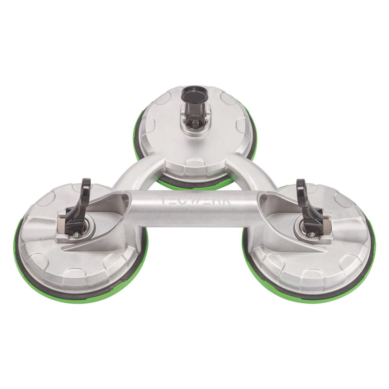 Tecwerk Saugheber Tragfähigkeit 100 kg Kopf-Ø 118 mm 3 Köpfe Alu (100 kg) (2000817219)