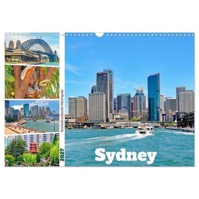 Sydney - beeindruckende Metropole (Wandkalender 2027 DIN A3 quer), CALVENDO Monatskalender