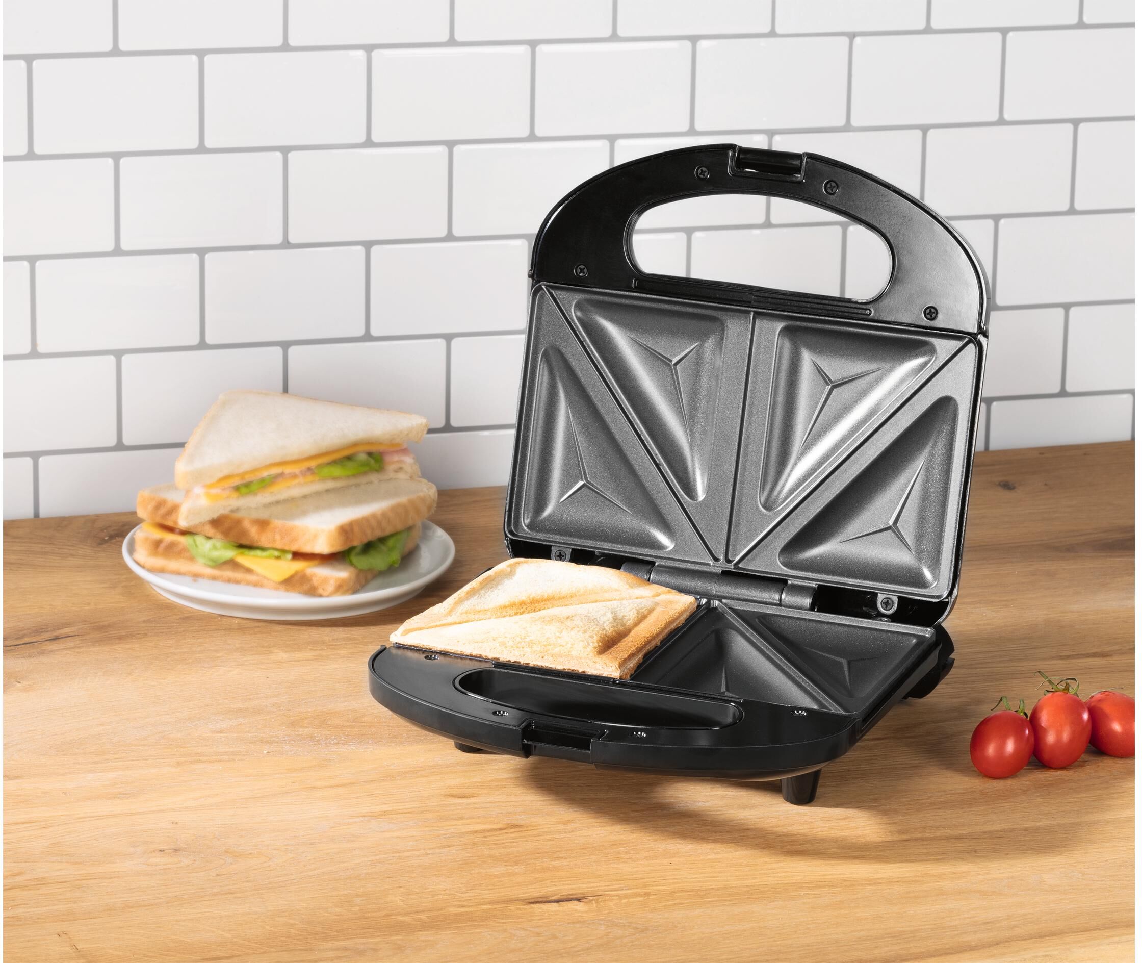 Toaster GOURMETMAXX "750 W", schwarz, B:21,3cm H:8,8cm T:21,4cm, Toaster, Toaster schwarz Einheitsgröße