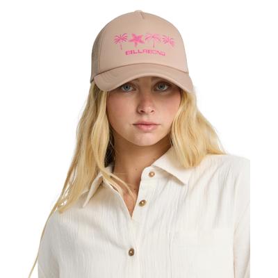 Trucker Cap BILLABONG "Across Waves", Damen, beige (oatmeal heather), Kunstfaser, Caps