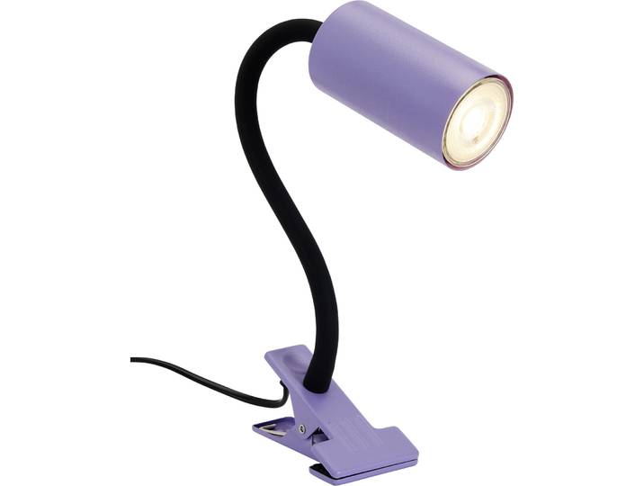 Bürolampe Morris lila Metall/Kunststoff H 41.5 cm