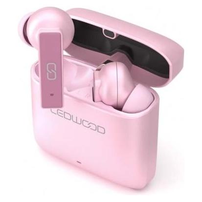 Ledwood Titan, True Wireless Stereo (TWS), Calls/Music/Sport/Everyday, Headset, Pink (4 h, Kabellos) (LD-S20-PINK)