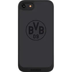 Nivocase Handyhülle für Apple iPhone 8 Hülle NIVOpure Case Schwarz BVB Borussia Dortmund Logo (Apple iPhone 8), Smartphone Hülle, Schwarz
