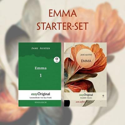 Emma - Starter-Set (mit 3 MP3 Audio-CDs), Set von Jane Austen, EasyOriginal Verlag, 978-3-99112-783-3