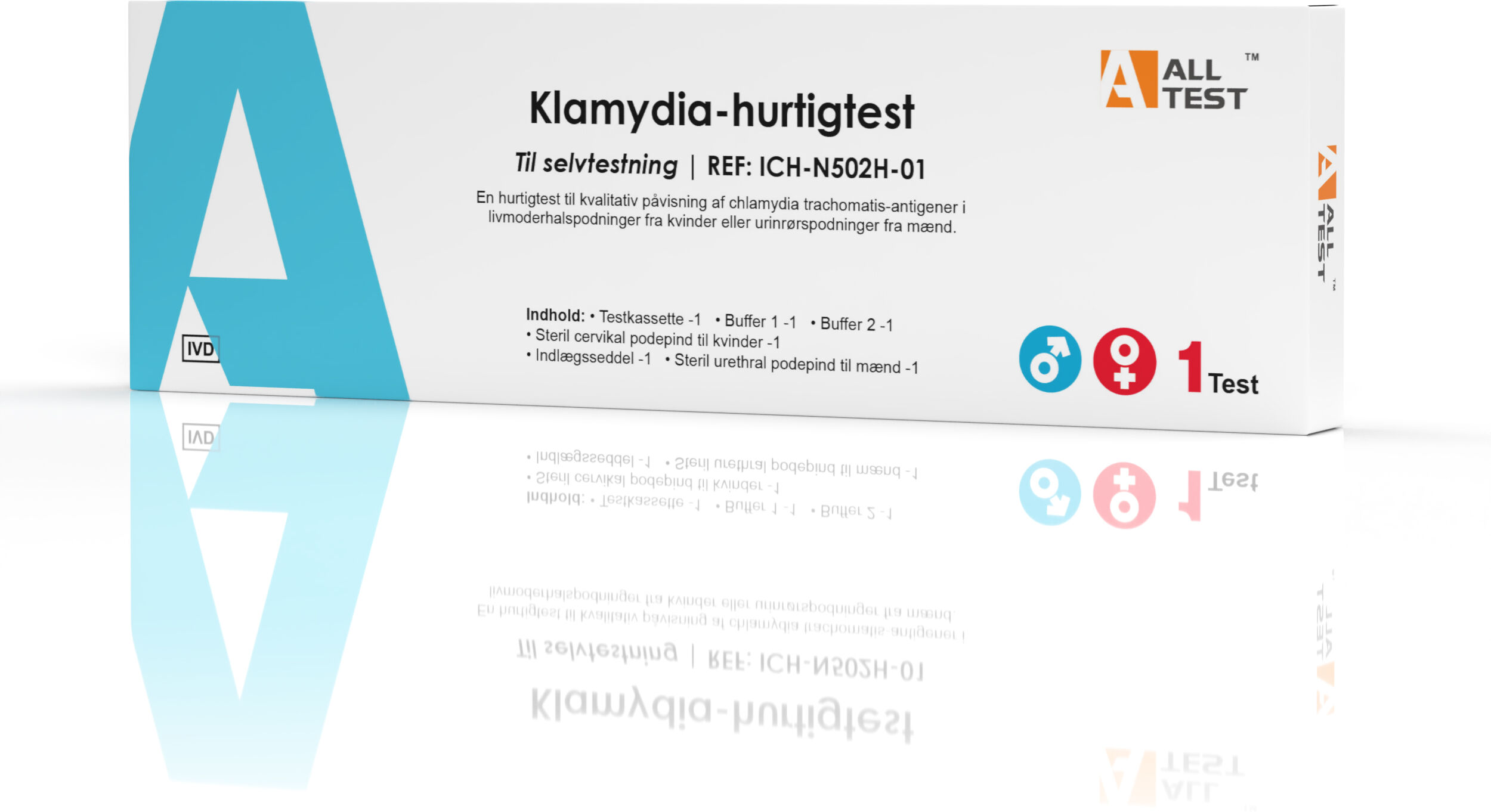 Nordic tests Klamydia selvtest til mænd og kvinder Medicinsk udstyr 1 stk
