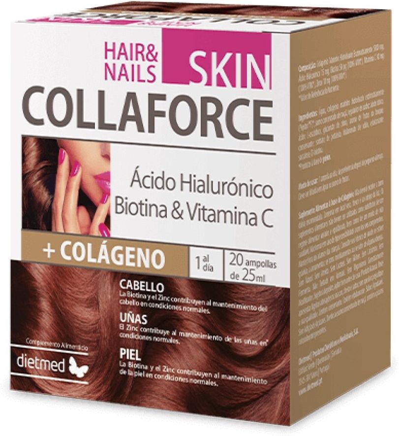 Dietmed Collaforce Skin Hair & Nails 20 Ampollas