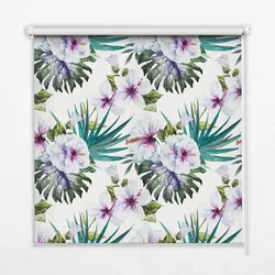 INNENROLLO - Fensterrollo - Rollo - 150x140 cm - Blumen