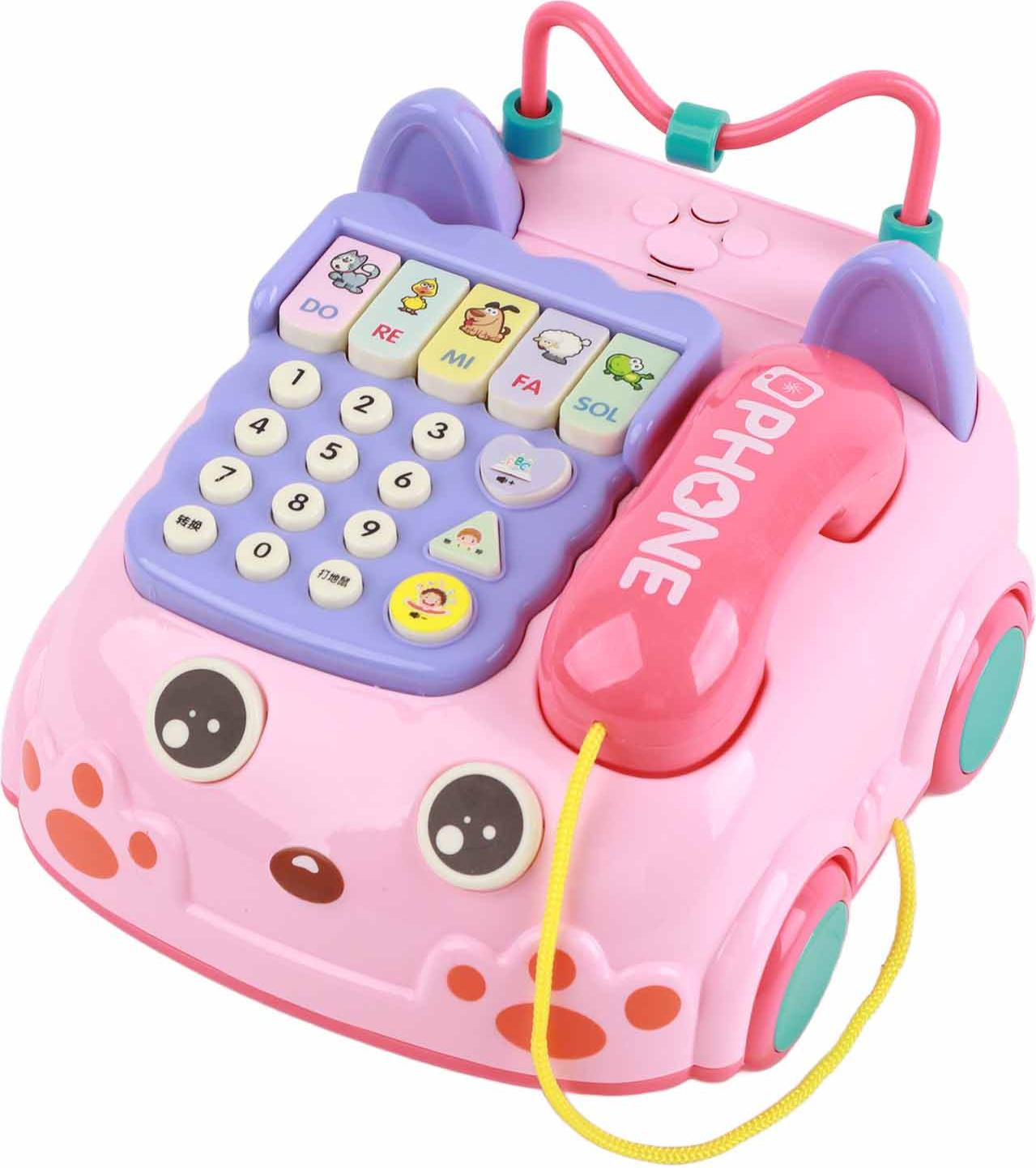 Cocosity Educatieve Speeltelefoon voor Baby's, Medium Formaat, Roze