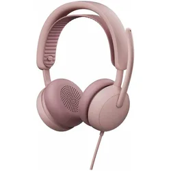 Logitech 981-001616, Kabelgebunden, Rose (Kabelgebunden, USB-C, Microsoft Teams), Office Headset, Rosa