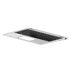 HP L02471-051 Gehäuse-Unterteil+Tastatur Schwarz, Silber 1 St.