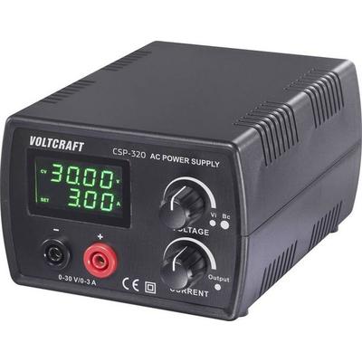 VOLTCRAFT CSP-320 Labornetzgerät, einstellbar 0 - 30 1 - 3 A 90 W Netz- und Akkubetrieb Anzahl Ausgänge 1 x