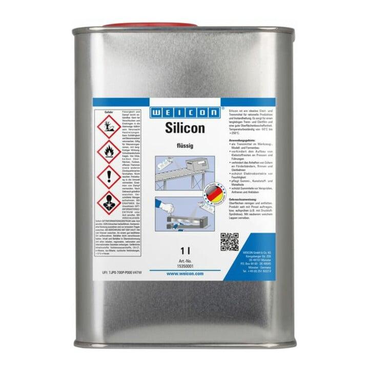 Weicon Silicon Gleit- und Trennmittel zum Schmieren und Trennen von Kunststoffen und Metallen, Inhalt: 1 L (15350001)