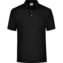 James & Nicholson Unisex Piqué Polo JN020 black S