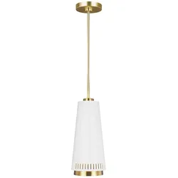 Elstead Lighting, Pendelleuchte, Carter Hängeleuchte E27 45cm Mattes Weiss (E27)