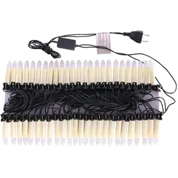 Idena, Lichterkette, Kerzenlichterkette LED 50er warmweiss für Innen (26 m)