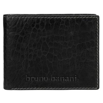 Geldbörse BRUNO BANANI "BRUNO BANANI Herren echt Leder", Herren, schwarz, Leder, Kleinlederwaren, echt Leder