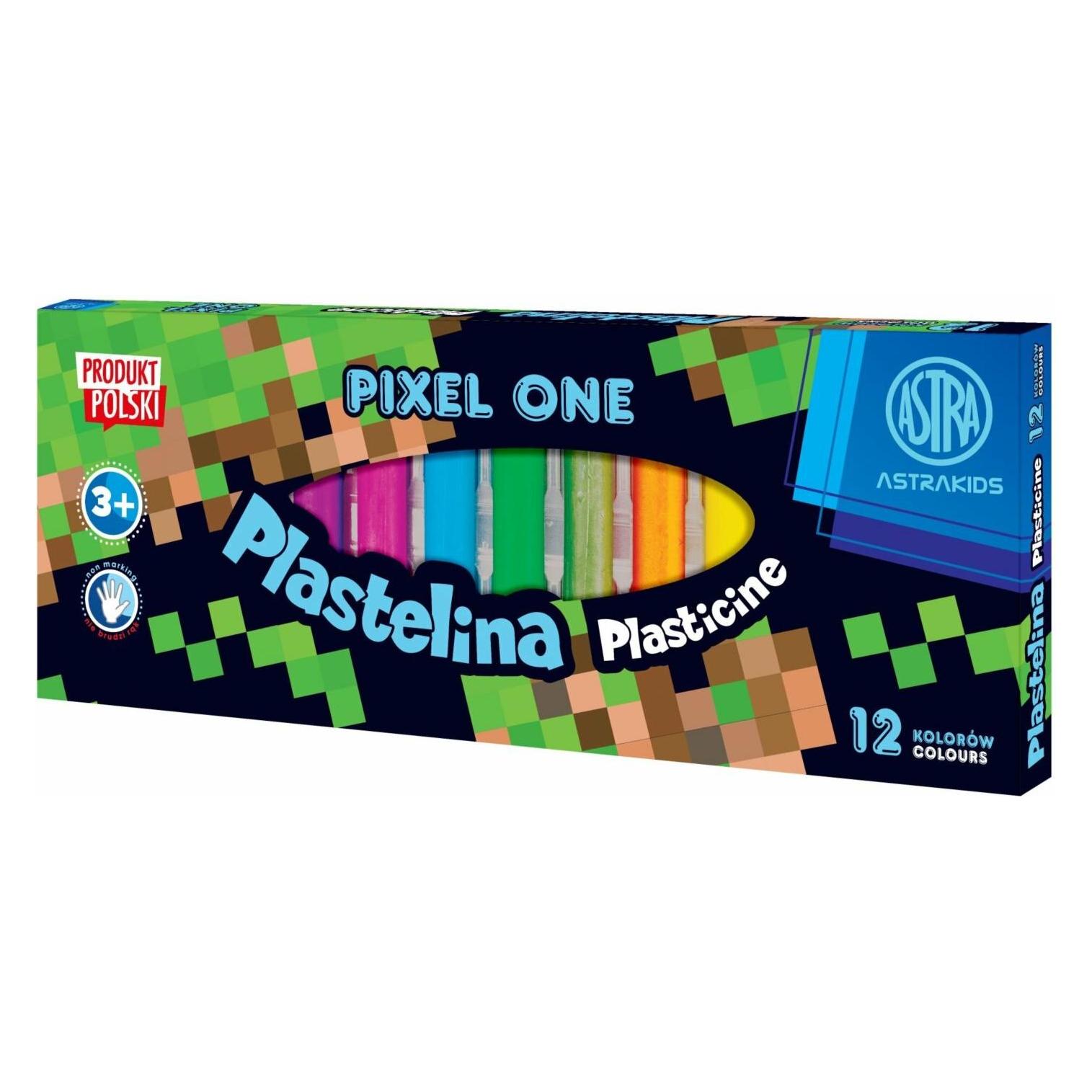 Astra Plastilin Pixel One 12 Farben (41381660)