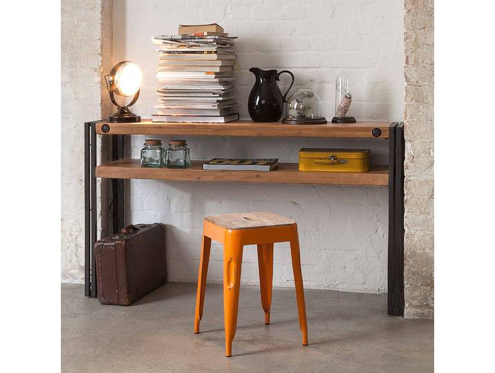Console 140 x 80 x 35cm Marron/Acacia