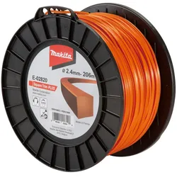 Makita Mähfaden 4kant 2,4mmx206m Sense Freischneider Rasentrimmer E-02820