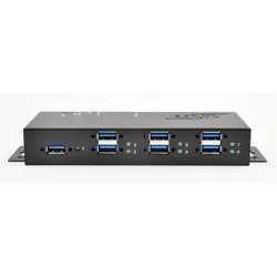 Exsys USB-Hub EX-1189HMVS-3 (USB-B, 7 Ports), Dockingstation + USB Hub, Schwarz