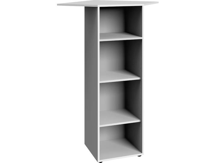 Eckregal WIMEX Multiraumkonzept , weiss (weiß), B:66cm H:126cm T:40cm, Holzwerkstoff, Regale, Eckregal, planbar und erweiterbar