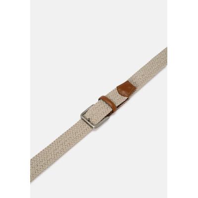 Flechtgürtel LLOYD MEN’S BELTS "Lloyd Belts Herrengürtel 0238", Jungen, Gr. 110, beige, Kunstfaser, Gürtel
