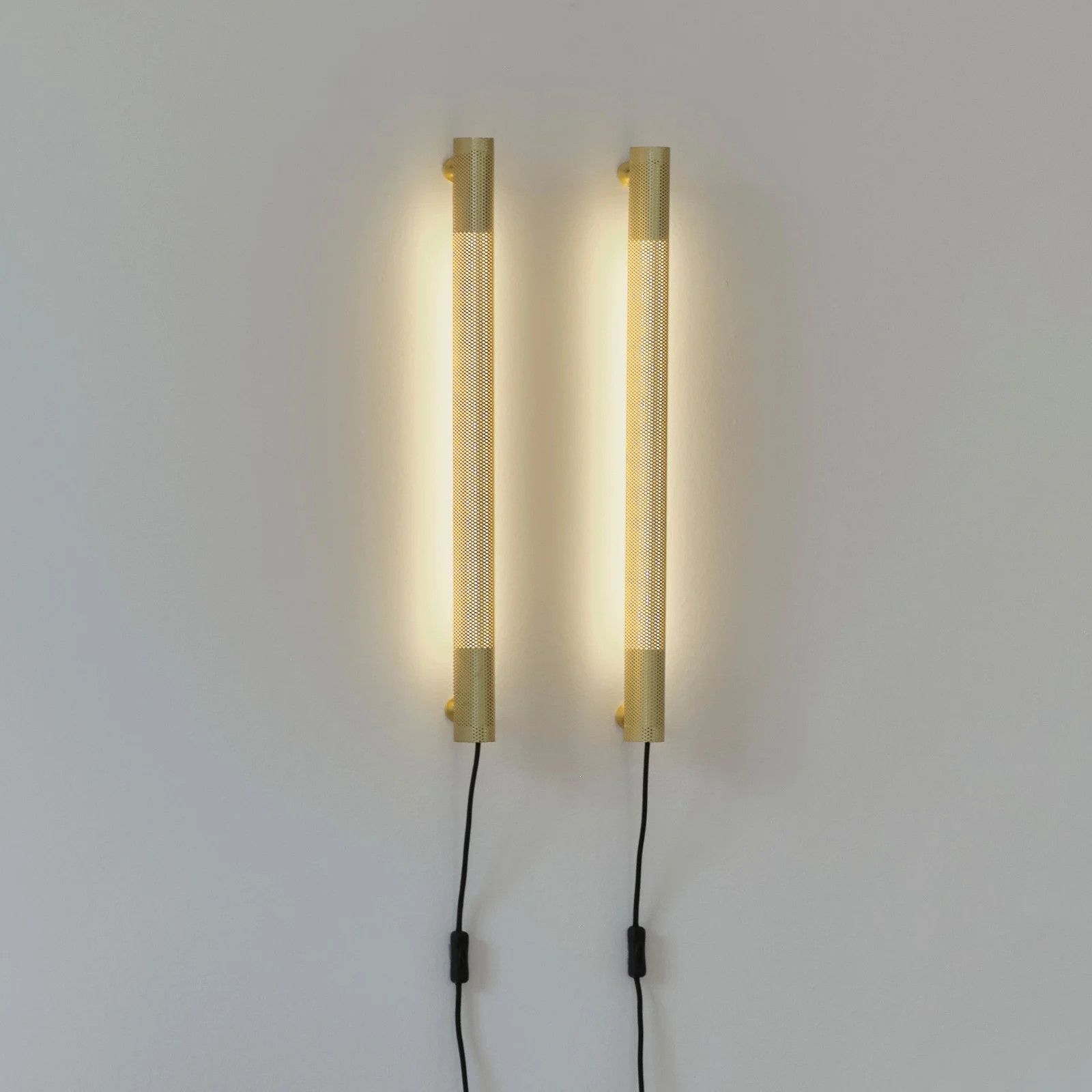 GEJST Radent Wandlamp Messing Metaal Hoogte: 70 cm