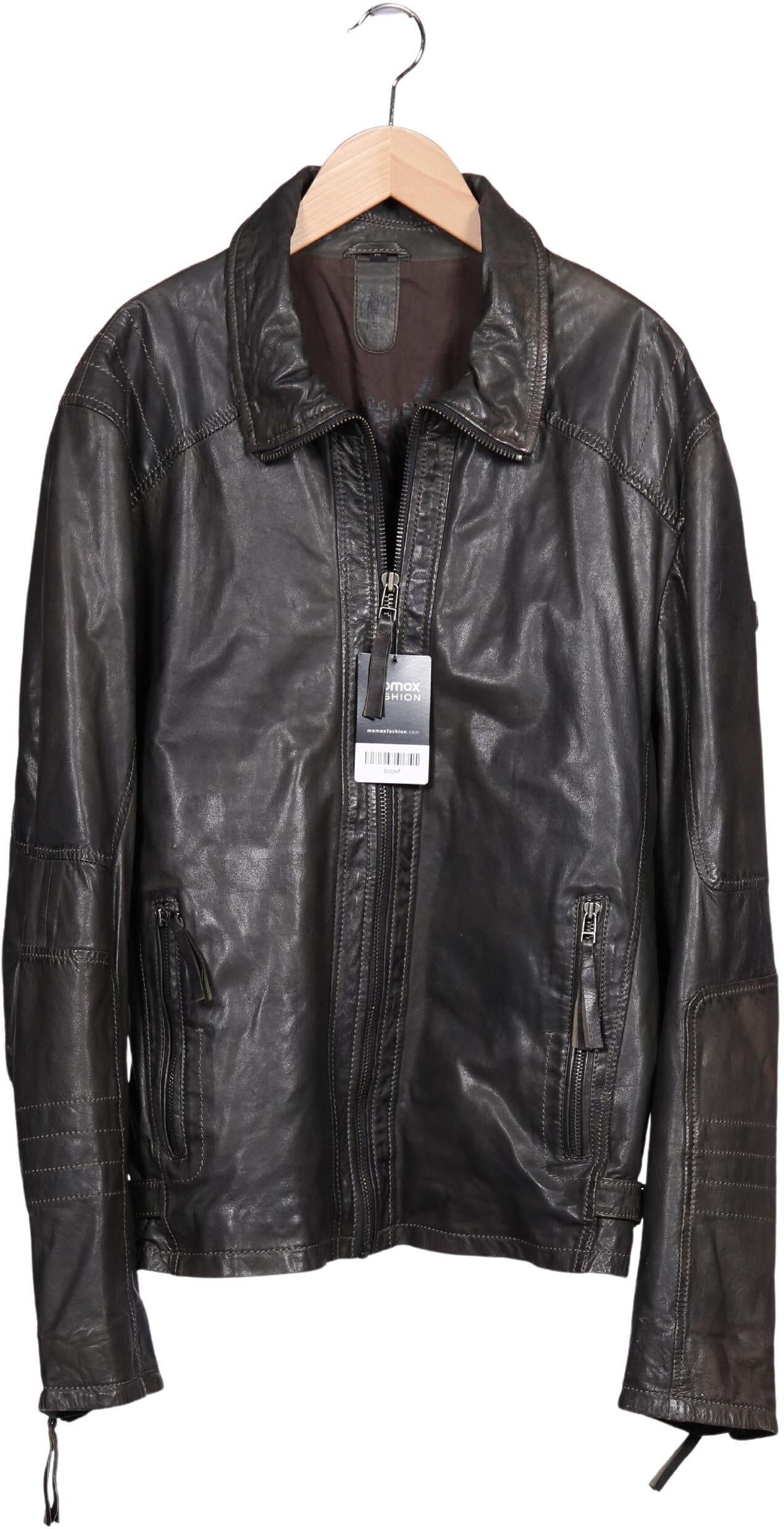 Gipsy Herren Jacke, Braun, Gr. M, Synthetik / Leder - Second Hand