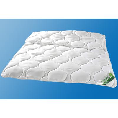 Kunstfaserbettdecke KBT BETTWAREN "Greenfirst", weiß, B:155cm L:220cm, Bezug: 100% Polyester. Füllung: 100% Polyester, Bettdecken, mit Greenfirst-Ausrüstung