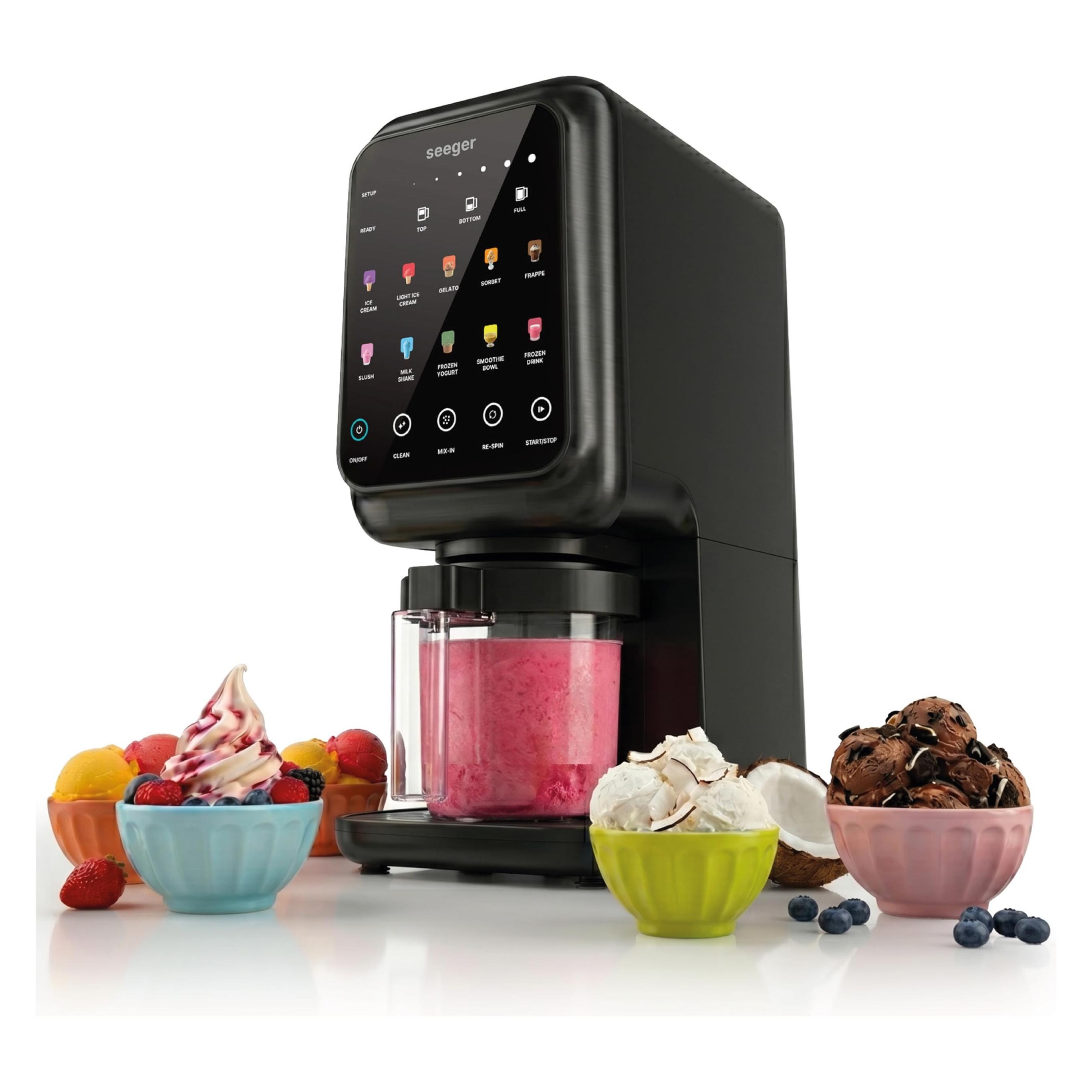 Seeger Maszyna do lodów MultiCream Ice Cream Maker SLFRZ5BK Black (ICE CREAM MAKER)