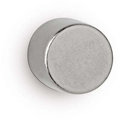 MAUL Neodym-Scheibenmagnet 8x8mm 2800g hellsilber VE=10x10 Stück