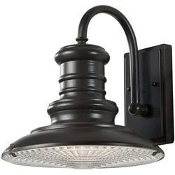 Elstead Lighting, Gartenbeleuchtung, Redding Station Aussen-Wandleuchte E27 32cm Restaurierungs-Bronze IP44 (E27, IP44, IP55)