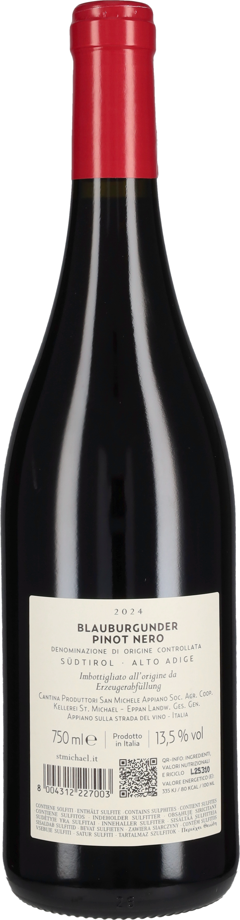 St. Michael-Eppan Pinot Nero San Michele Appiano 2025