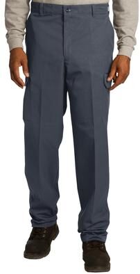 Red Kap PT88 Industrial Cargo Pant in Charcoal - 37 Unhemmed size 3634   Cotton/Polyester Blend