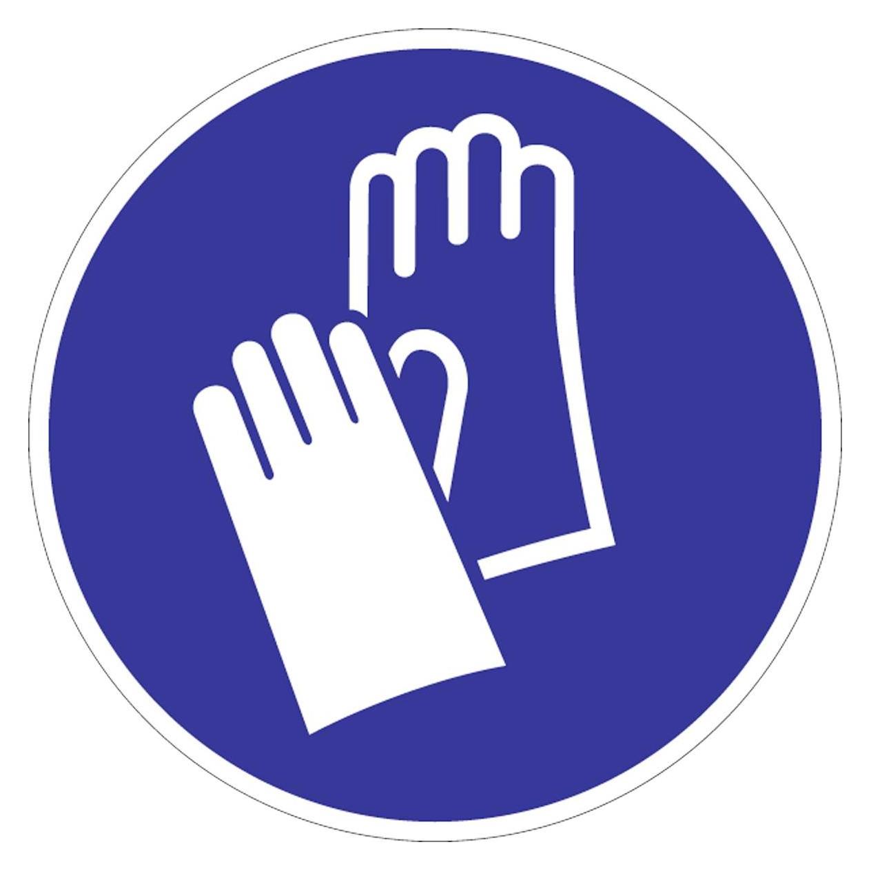 Moedel Schild Handschutz benutzen ISO 7010 (2244327)
