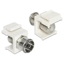 Delock Keystone Modul IEC Buchse > F Buchse