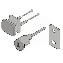 Hörmann Außengriffgarnitur mit Verdeckschild PZ, TS 42,5 mm für LTE30, LPU30