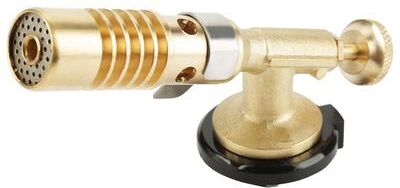 Multisell Products Hub Portable Brass Kitchen Torch With Adjustable Flame, Brass Butane Torch Head, Electronic Ignition, Refillable Handheld Portable Brass Kitchen Torch With Adjustable Flame, Brass Butane Torch Head, Electronic Ignition, Refillable Handh
