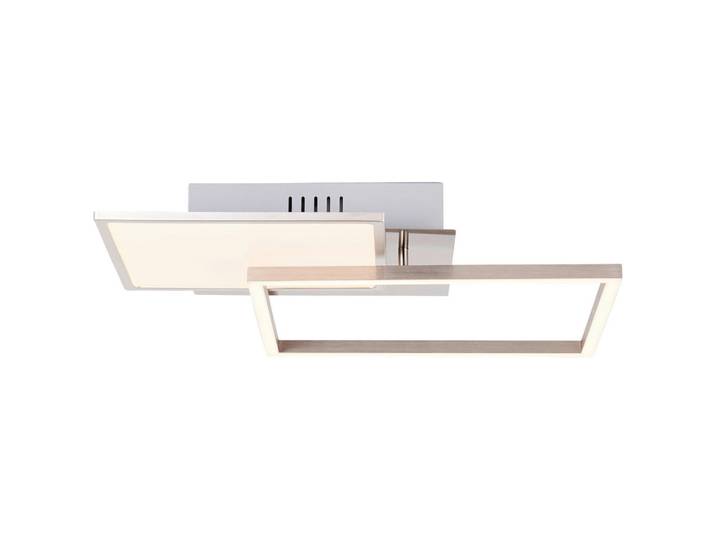 Brilliant Led-Deckenleuchte, Nickelfarben, Metall, Kunststoff, 40x6.4 cm, 3 Helligkeitsstufen, Lampen & Leuchten, Innenbeleuchtung, Deckenlampe, Deckenlampen