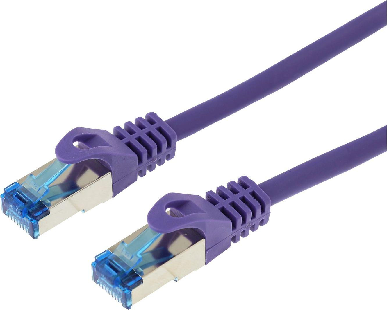 LOGON TCR55SS100V Cat5e F/UTP Patchkabel RJ-45 naar RJ-45, 10 meter, paars