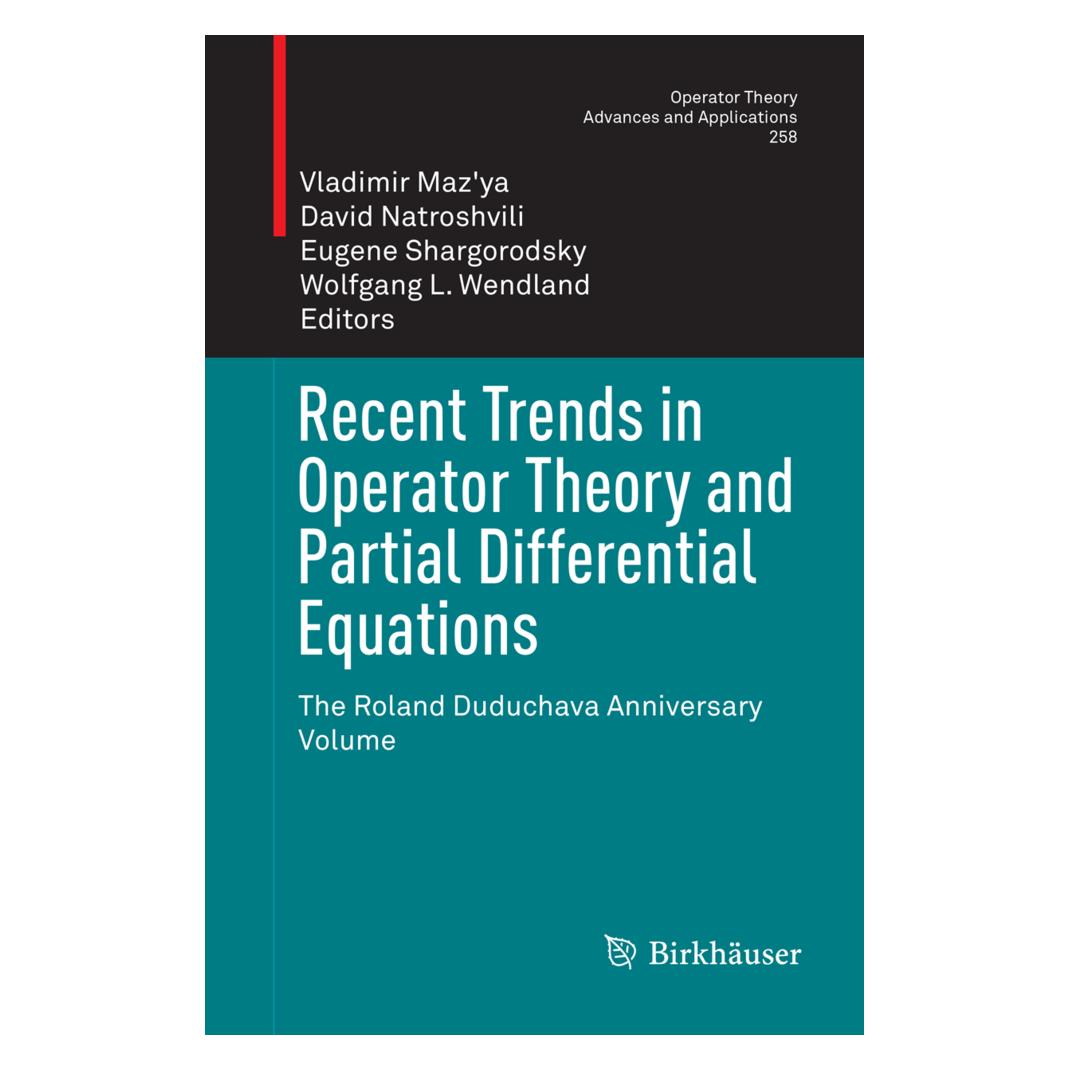 Springer Recent Trends in Operator Theory and Partial Differential Equations (Englisch, Softcover, David Natroshvili, Eugene Shargorodsky, Vladimir Maz'ya, Wolfgang L. Wendland) (56001274)